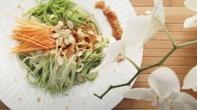 Bird's-eye view of an ethnic dish that you can try in Florence restaurants.